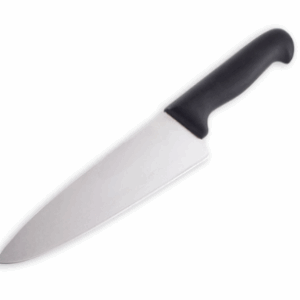 CUCHILLO DE CHEF NEGRO DE 10PLG