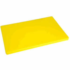 TABLA DE PICAR AMARILLA DE 25X15CM