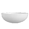Bowl de 4.5 pulgadas Línea Aurora de porcelana blanca con diseño de líneas finas estilo aura solar