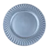 Baja plato de plástico de 33 cm para decoración de mesas en eventos, banquetes y uso en el hogar