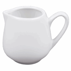 Jarra cremera de porcelana de 3oz, resistente y elegante para café o leche
