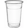 Vasos PET transparentes de 16 oz ideales para smoothies, bobas y bebidas frías paquete de 50 unidades