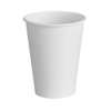 Vasos de papel blancos de 12 oz para bebidas frías con cobertura exterior contra condensación paquete de 50 unidades