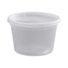 Deli container 16 oz de alta resistencia apto para congelación, líquidos hirviendo, microondas y lavavajillas