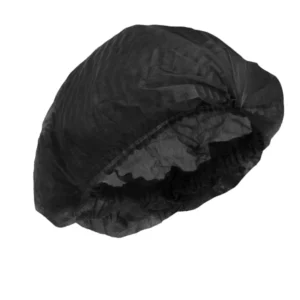 Paquete de 100 Cofias Elásticas Desechables Color Negro
